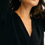 Free People Check On It Draped Wrap Balloon Sleeve OB1076865 BNWTS $78.00 XS Photo 0