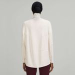 Lululemon  ribbed Back In Action long sleeve tee boatneck top oat heather knit Photo 9