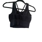 Gymshark Black Sports Bra Thick Straps Supportive Band Photo 11