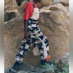 NWOT Free People FP Movement Hit The Slopes Printed Salopette Black combo XS S M Size M Photo 2