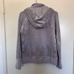 Athleta Grey Triumph Hoodie Double Cozy Karma Full Zip Jacket Size Small Photo 2