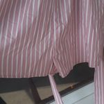 SheIn Pink/White Striped Romper SIZE L Photo 1