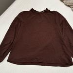 Mod On Trend  Elegant Brown Women's Top Photo 0