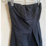 J.Crew  Lorelei Strapless Textured Dress Black - 4 EUC Photo 14