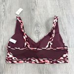 Aerie OFFLINE By Goals Plunge Sports Bra NWT Maplewood Animal Print size Small Photo 3