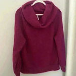 Free People Echo Beach Cowl Neck Wool Blend Sweater Pink Magenta Size Small Photo 5