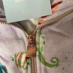 Hill House  The‎ Allie Zip-Up XS Sea Creatures Terry Cloth Sweatshirt Photo 4