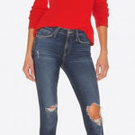 AG Adriano Goldschmied AG Jeans The Legging Super Skinny Low Rise Distressed Ankle Jeans Size 26 Photo 0