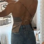 Garage Silk Open Back Tank Top Photo 1