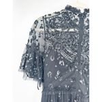 Mac Duggal  9143 Black Embellished High Neck Beaded Mini Dress 2 NWT Photo 5