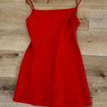 SheIn Red Silk Tank Top Dress Small Photo 0