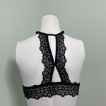 Aerie  Nordic High Neck Black Lace Bralette Photo 8