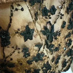 Carmen Marc Valvo Carmen Mar Valvo 1990 Black Beaded Cocktail Halter Dress Size 12. Photo 13