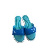 Nike  Womens Blue/Green Slide-On Sandals Shoes Size 6 SKU 8284 Photo 6