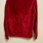 Joyspun Womens Christmas Red Fleece Long Sleeve Top S Small Reindeer Pullover Photo 3