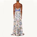 Badgley Mischka New! Badgley Mischka Sleeveless Floral Butterfly Belted Gown Sz 6 $860 Photo 2