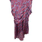 For Love & Lemons  Charlie Midi Dress Blossom Floral Size Medium Open Back Photo 4