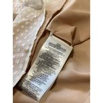 BCBGMAXAZRIA  Beige Kitra Lace Babydoll Peasant Long Sleeve Dress S Photo 6