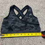Gymshark Black and Gray Sports Bra with Wide Straps Photo 2