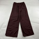 A New Day  Raisin Brown Linen Blend Wide Leg Lounge Pant S Photo 6