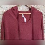 Alo Yoga Alo | Velvet Red Heather Fluid Tunic Essential Hoodie Photo 4