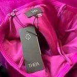 Theia Teresa Strapless Draped Tulle Gown‎ Zinnia Size 10 NWT Pink Photo 7