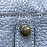 Coach  C4824 Lori Blue Pebbled Leather Gunmetal Hardware Shoulder Bag Photo 14