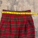 Antonio Melani  Red Plaid High Rise Pants Photo 4