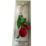 Haute Hippie Berry Woven Charm Purse Keychain NEW NIB Photo 1