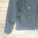 Dollhouse  M Black Cute Double Breasted Pea Coat Photo 6