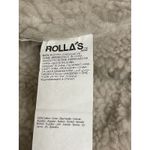 Rolla's Stevie Denim Sherpa Vest Women Size Small Blue Button Western Retro NEW Photo 5