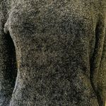 Cache  Y2K holiday black Sparkle sheer back sweater Photo 1