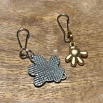 Mickey Mouse Gold & White Glove Hand Charm with Spring Hook Photo 7