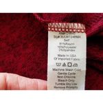 Max + Ash Knit Babydoll Mini Dress Womens Balloon Sleeve Round Neck Raisin Red M Size M Photo 7