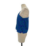 Veronica Beard Veronica Beard Lyric Floral-print One-shoulder Blouse In Blue Floral Size 6 Photo 7