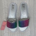 Juicy Couture  Yummy Slide Sandal in Rainbow Beaded - NWOB Photo 6