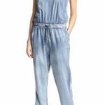 Romeo + Juliet Couture Chambray Acid Wash Jumpsuit  Photo 0