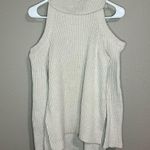 Cupcakes and Cashmere  Rodell turtleneck cold shoulder knit sweater size small Photo 4