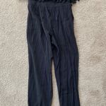 Aerie Black Strapless Romper Photo 1