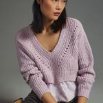 Anthropologie Anthro Cropped Layered Sweater Photo 0