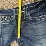 True Religion  26 Dark Blue Wash Crystal Embellished Disco Julie Big Skinny Jeans Photo 8