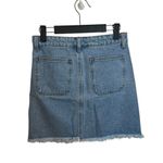 Tiger Mist  Nikita Distressed Denim Mini Skirt Photo 2