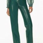 Aritzia Wilfred The Melina™ Pant High-Waisted Vegan Leather Pants - Aritizia (Suave green) Photo 0