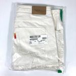 Farm Rio Crochet Detail Cotton Denim Shorts White Size 33 NWT Photo 5