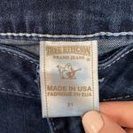 True Religion low rise bootcut jeans with crystal bling back pockets sz 31 Photo 10