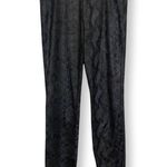ZARA Trafaluc Jeggings Snake Skin Print Pull On Skinny Leg Fit Black W 28 Photo 1