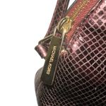 Michael Kors  Adele Dome Embossed Leather Crossbody Bag in Merlot Color Photo 2