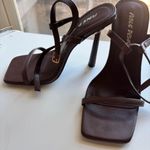 public desire *NWT* Wide Fit Chocolate Ankle Strap Heels (size 7W) Photo 4