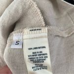 Bella Dahl  Linen Sleeveless Belted Blazer NWTs Tan size small Photo 10