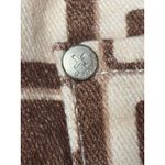 Urban Outfitters Ragged Jeans Brown Block Mini Skirt size 24 Photo 4